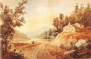 Wall, William Guy View Near Fishkill Germany oil painting reproduction